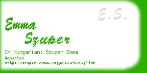 emma szuper business card